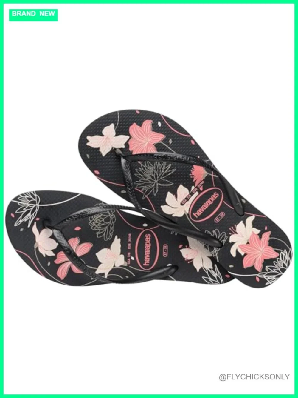 Slim Organic Flip Flop Sandals, Rubber Sole, Water Resistant, Slip On